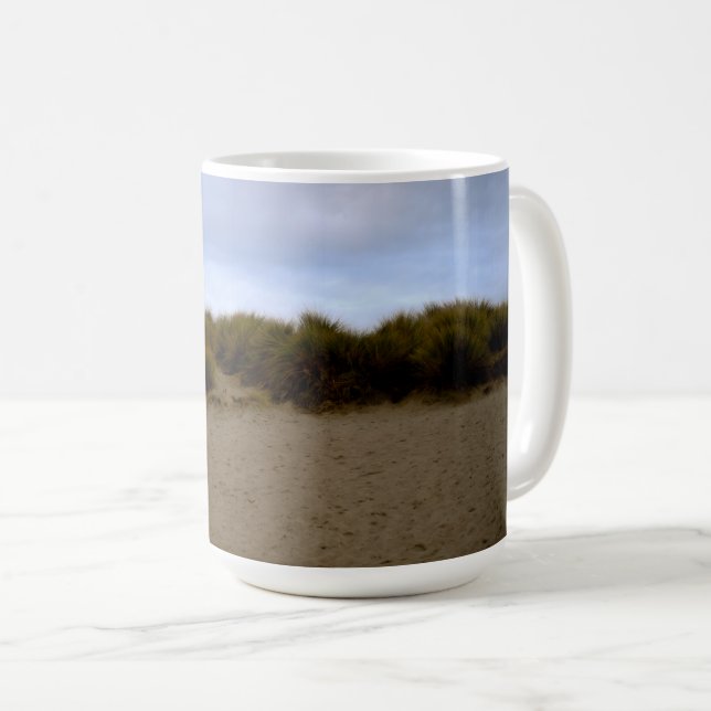 Caneca De Café Dunas com Grama Marinha (Frente Esquerda)