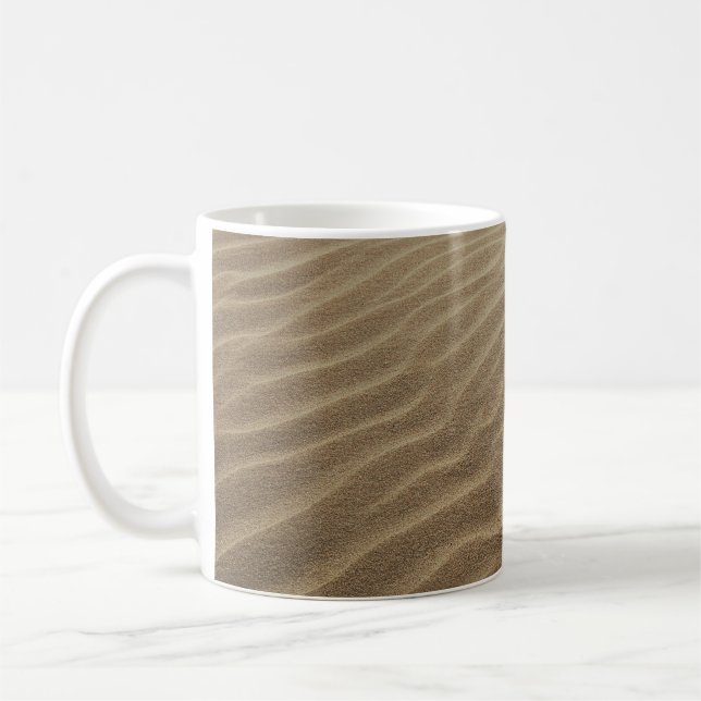 Caneca De Café Dunas de areia da manhã (Esquerda)