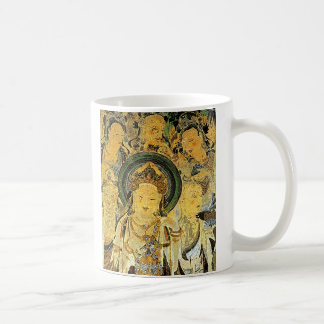 Caneca De Café Dunhuang mural painting (Direita)