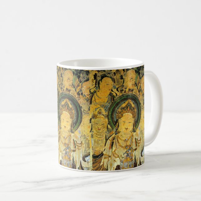 Caneca De Café Dunhuang mural painting (Frente Esquerda)