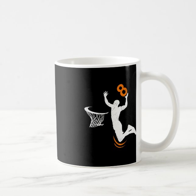 Caneca De Café Dunk, 8 anos, 8 Festas de aniversário (Direita)