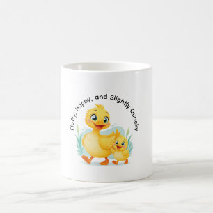 Caneca De Café Duo de Patinhos da Felicidade
