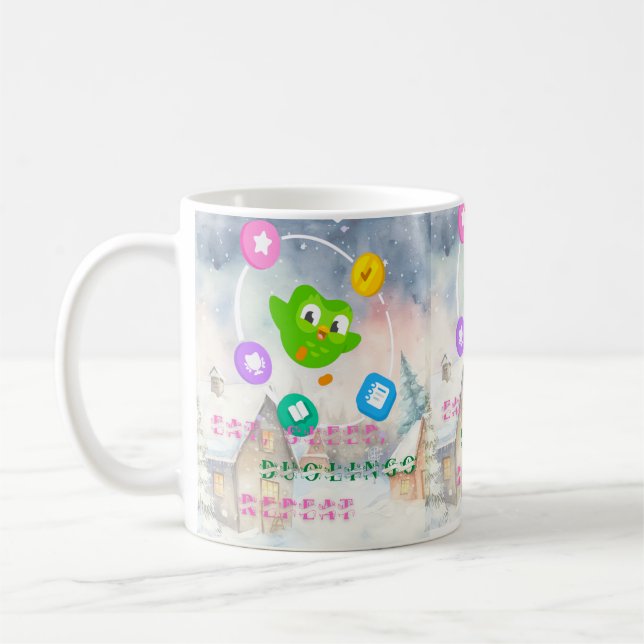 Caneca De Café duolingo (Esquerda)