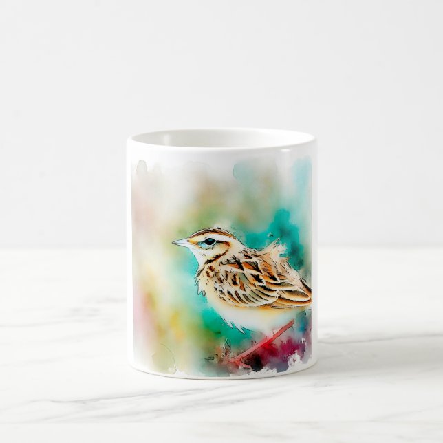 Caneca De Café Duponts lark 131024AREF131 - Watercolor (Centro)