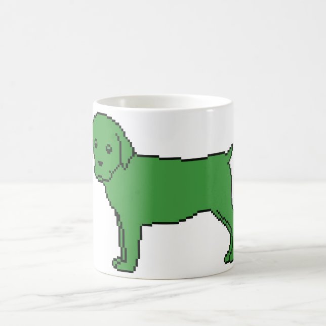 Caneca De Café Duque o animal de estimação virtual do cão (Centro)