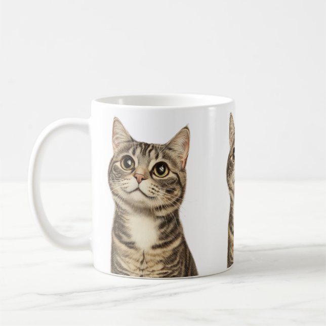 Caneca De Café Dürer's Tabby Treasures 4 (Esquerda)