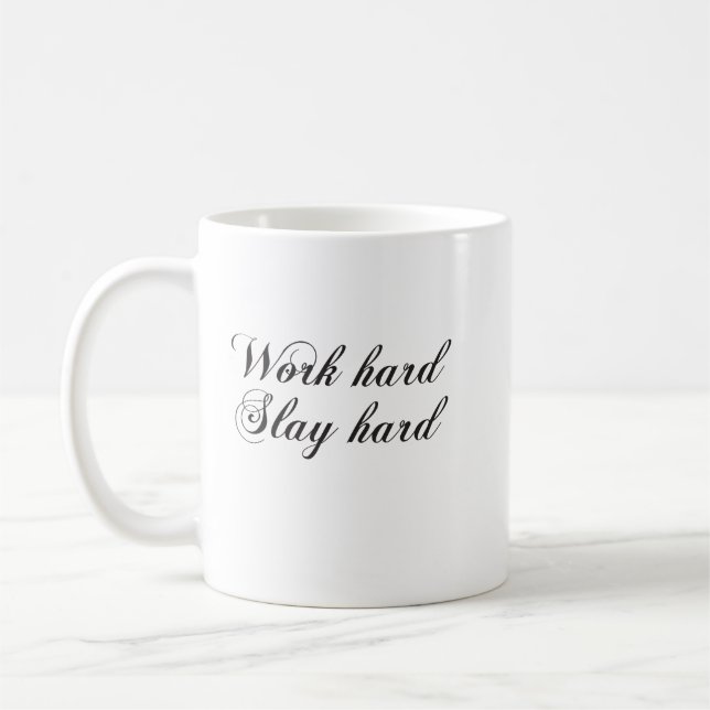 Caneca De Café Duro de Duro de Trabalho (Esquerda)
