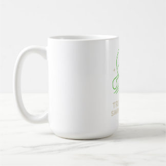 Caneca De Café Duro do trem. Camisa-T de Motivação Suave do Golfe