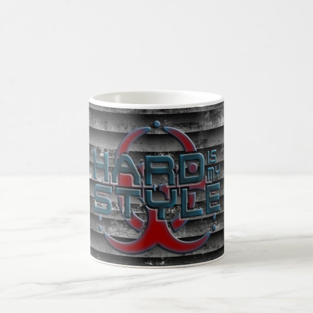 Caneca De Café DURO é meu ESTILO + sua imagem de fundo (Centro)