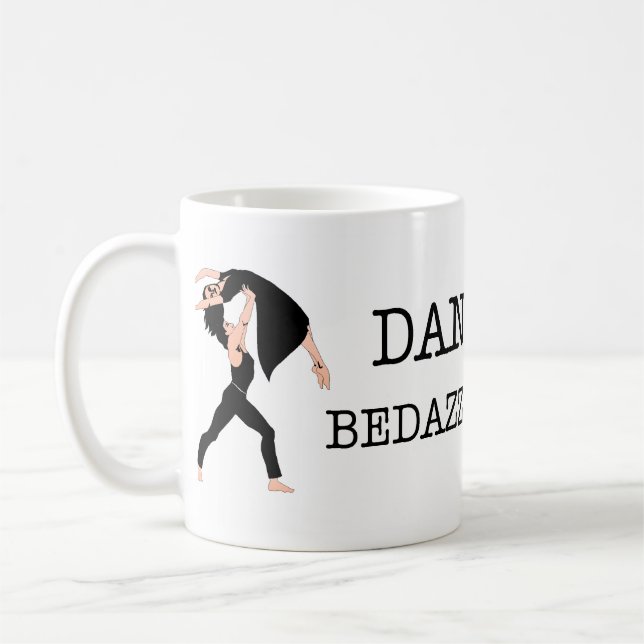 Caneca De Café Duro SUPERIOR da dança (Esquerda)