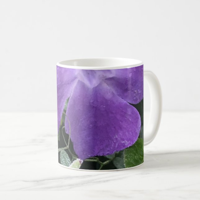 Caneca De Café Dusted Violets (Frente Esquerda)