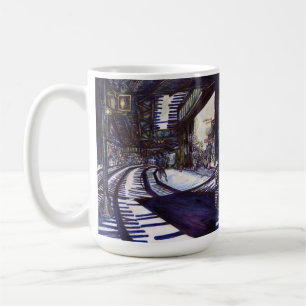 Caneca De Café Dusting the Piano