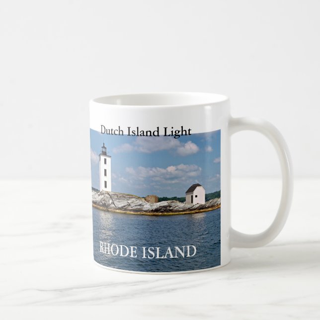 Caneca De Café Dutch Island Light, Rhode Island Mug (Direita)