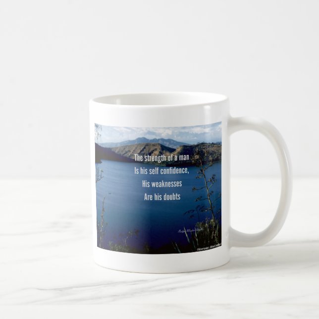 Caneca De Café Dúvida e autoconfiança (Direita)