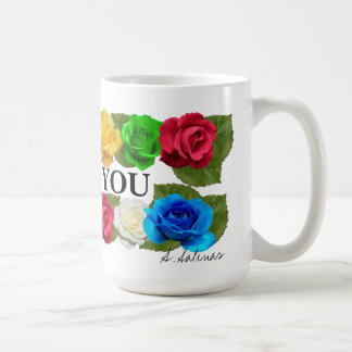Caneca De Café Dúzia amores que cor-de-rosa você agride