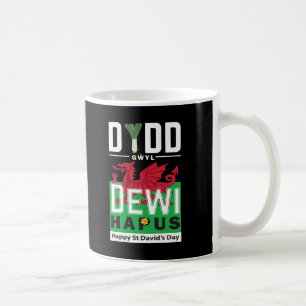 Caneca De Café Dydd Gil Dewi Hapus Feliz Rua Dia 7