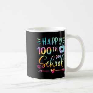 Caneca De Café Dye Happy 100º Dia De Professores Estudantes 100