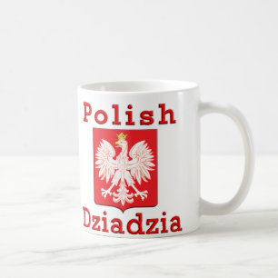 Caneca De Café Dziadzia polonês Eagle