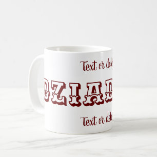 Caneca De Café Dziadziu Avô Polonês Personalizado