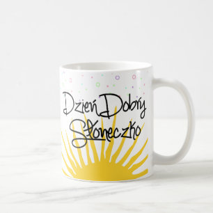Caneca De Café Dzień Dobry Słoneczko