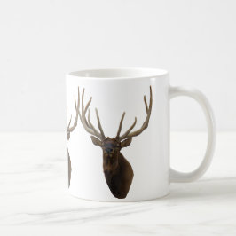 Caneca De Café E48 Cabeça de Elk Bull em Velvet