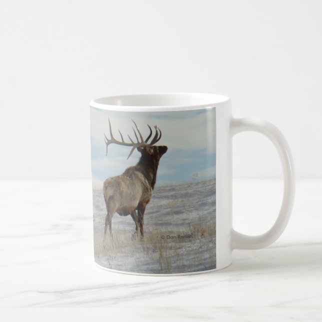 Caneca De Café E57 Alce Macho Lucky 13 Touro (Direita)