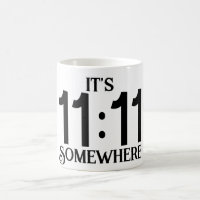 É 11:11 Em Algum Lugar Numerologia Número de Manif