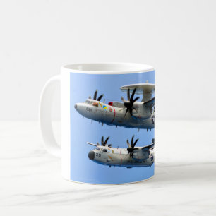 Caneca De Café E-2C HAWKEYE e C-2 GREYHOUND