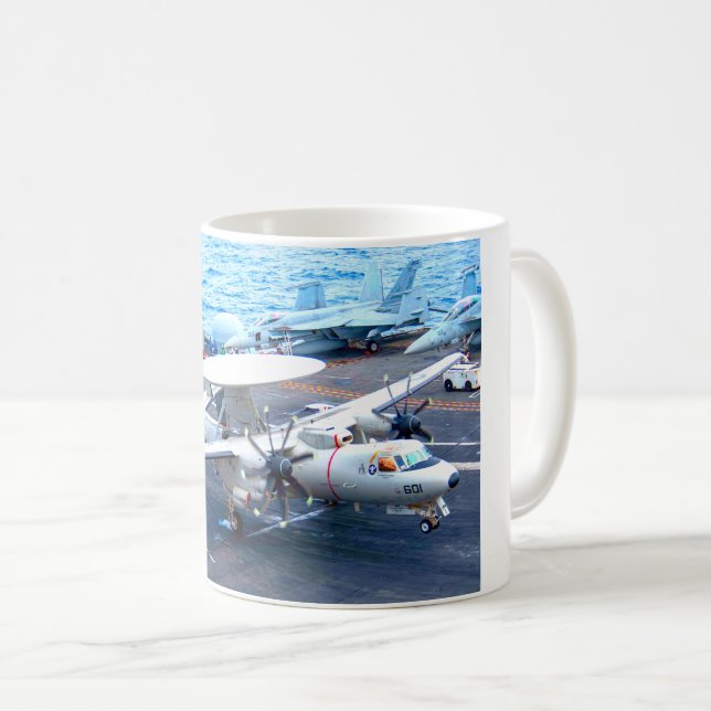 CANECA DE CAFÉ E-2D HAWKEYE AVANÇADO (Frente Esquerda)