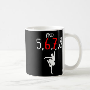 Caneca De Café E 5 6 7 8 Coreógrafo Professor de Dança Ballet Sei