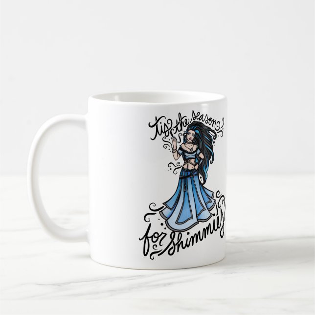 Caneca De Café "É a época do cartão de shimmies (Esquerda)