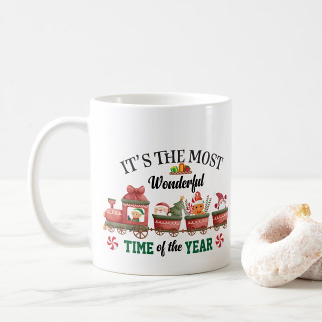 Caneca De Café É a época mais maravilhosa do ano (Com Donut)