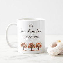 É a folhagem de New Hampshire Mug