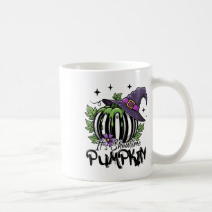 Caneca De Café É A Hora Da Chuva Da Bruxa Do Dia Das Bruxas.