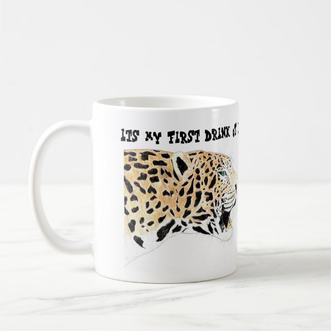 Caneca De Café É a minha primeira bebida do dia (Esquerda)