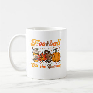Caneca De Café É a Temporada Futebol Outono Café Abóbora