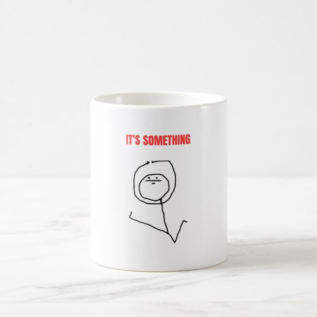 Caneca De Café É algo meme (Centro)