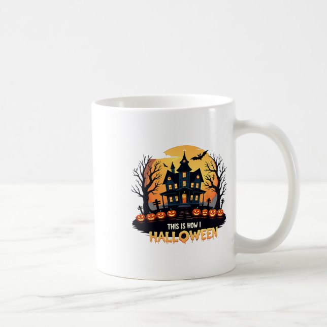 Caneca De Café É Assim Que Eu Dia de as Bruxas engraçado Hallowee (Direita)