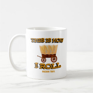 Caneca De Café É assim que eu faço, Oregon Trail History Buff Tee