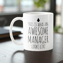 Caneca De Café É assim que um gerente incrível se parece