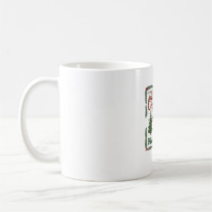 Caneca De Café É Basquete de Pijama de Natal Chapéu do Papai Noel