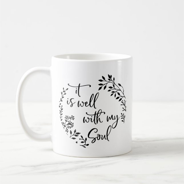 Caneca De Café É Bem Com A Minha Alma De Café (Esquerda)