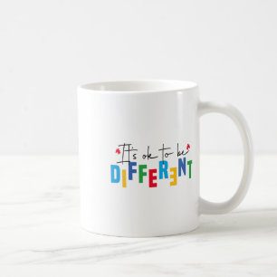 Caneca De Café É bom ser diferente na conscientização do autismo