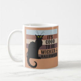 Caneca De Café É BOM SER Gato Dia de as Bruxas engraçado MALUCO