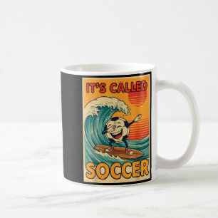 Caneca De Café É chamado Futebol Piada Retro Bola Esportes Fã Hom