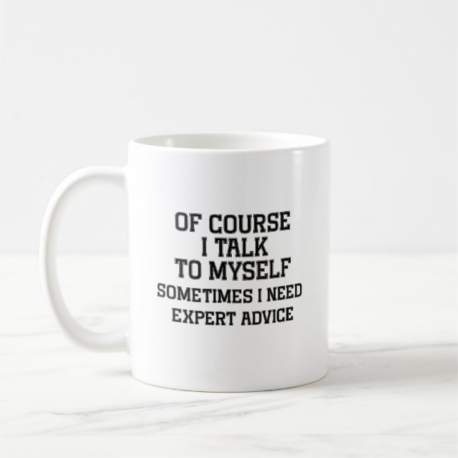 Caneca De Café É Claro Que Falo Com A Maçã De Café Engraçada. (Esquerda)