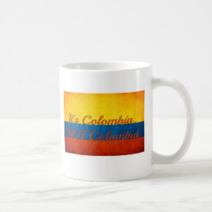 Caneca De Café "É Colômbia, não Colômbia "