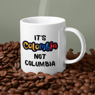 Caneca De Café É Colômbia, não é uma citação engraçada de Columbi
