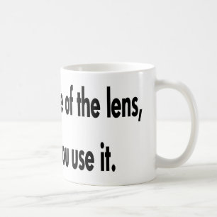 Caneca De Café É como você usa a lente