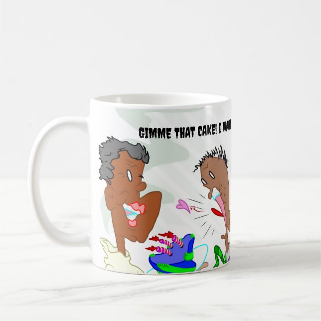 Caneca De Café É Dia do Bolo! (Esquerda)